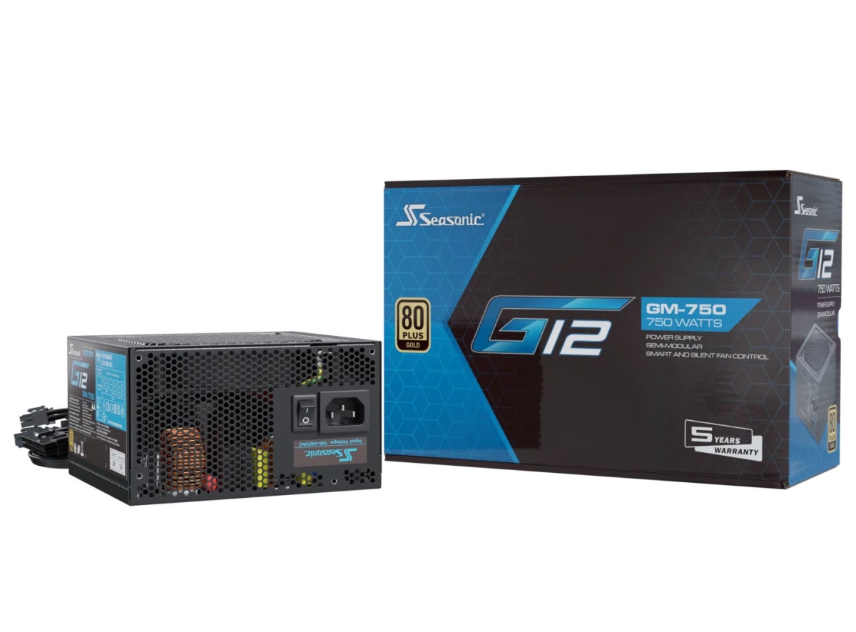 Seasonic G12 GM - 750 Power Supply 750 Watts | A751GMAFH - Vektra Computers LLC Seasonic G12 GM - 750 Power Supply 750 Watts | A751GMAFH - Vektra Computers LLC